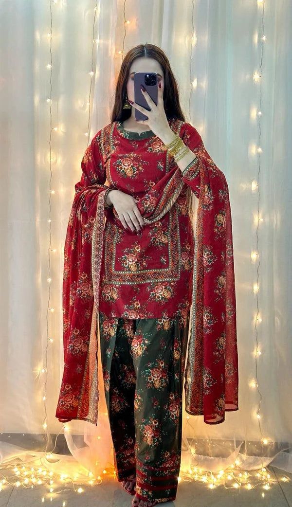 BS 3-Piece Khaddar Suit