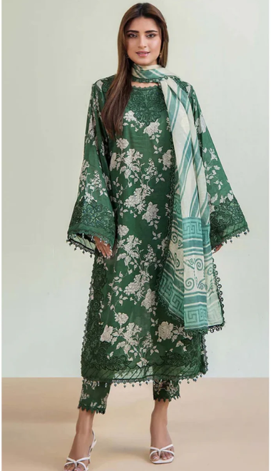 IZK Khaddar 3-Piece Suit