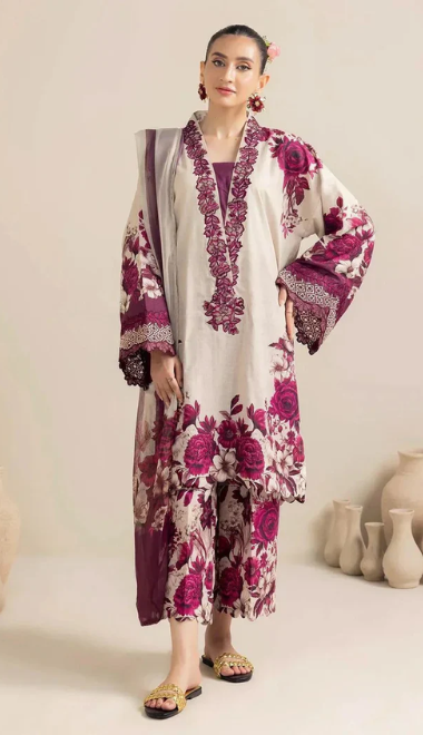 IZK Khaddar 3-Piece Suit