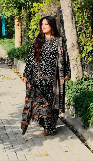 BS 3-Piece Khaddar Suit