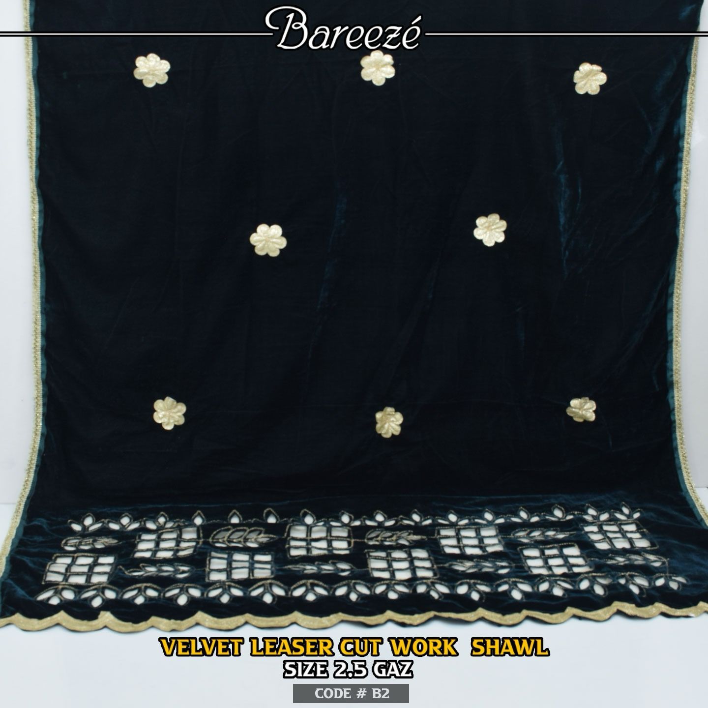 Velvet Ladies Shawl B2