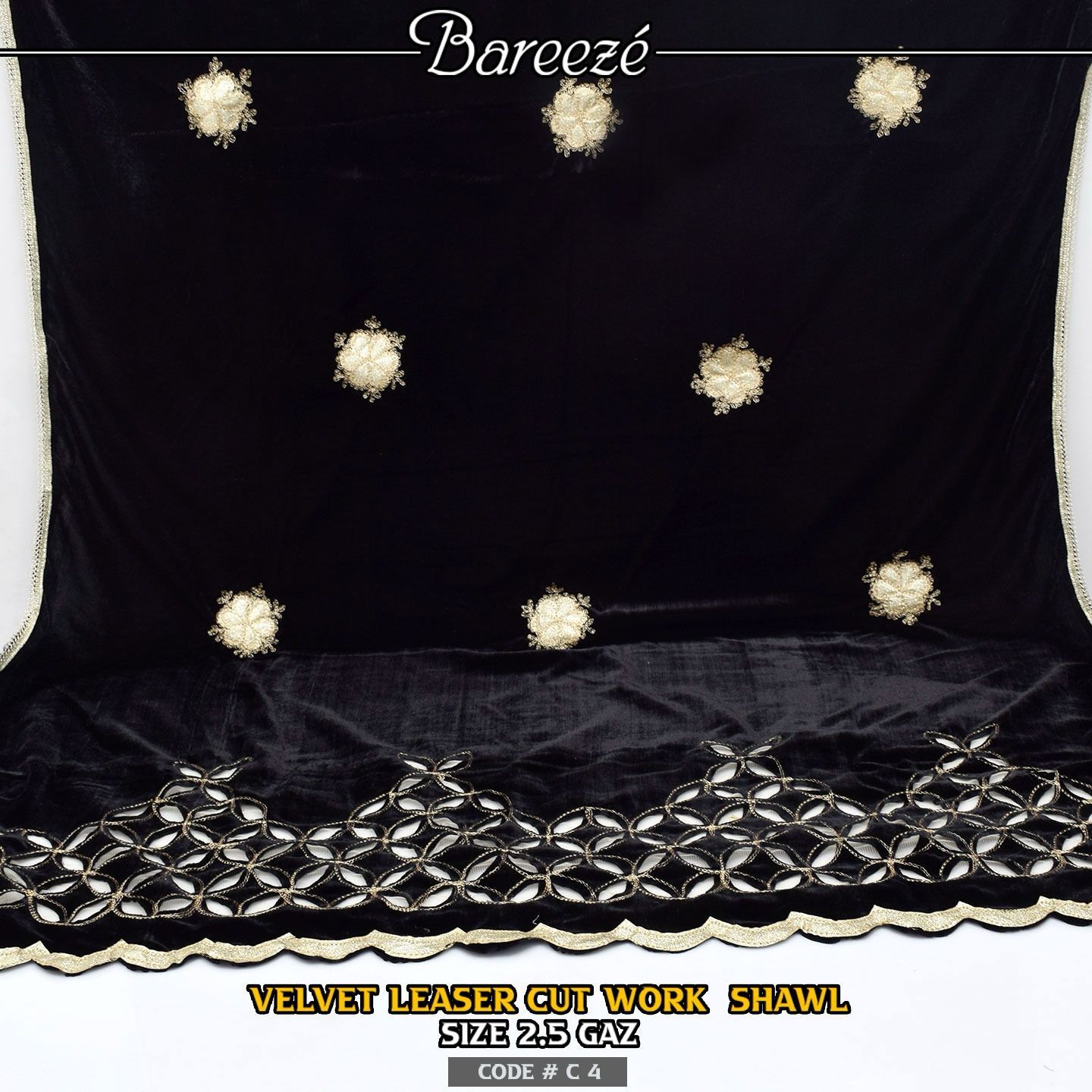 Velvet Ladies Shawls C4